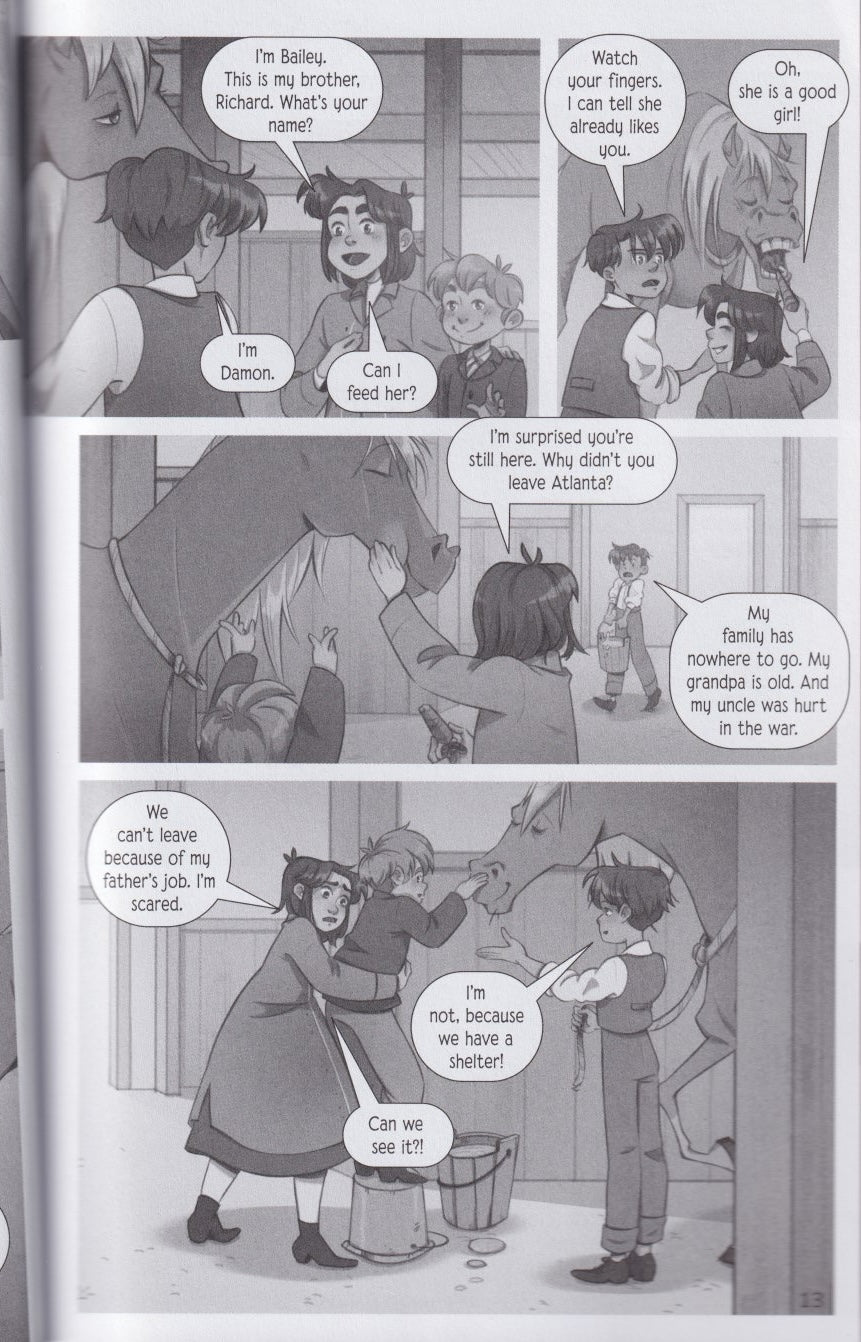 Girls Survive Graphic Novels: Bailey and the Blaze