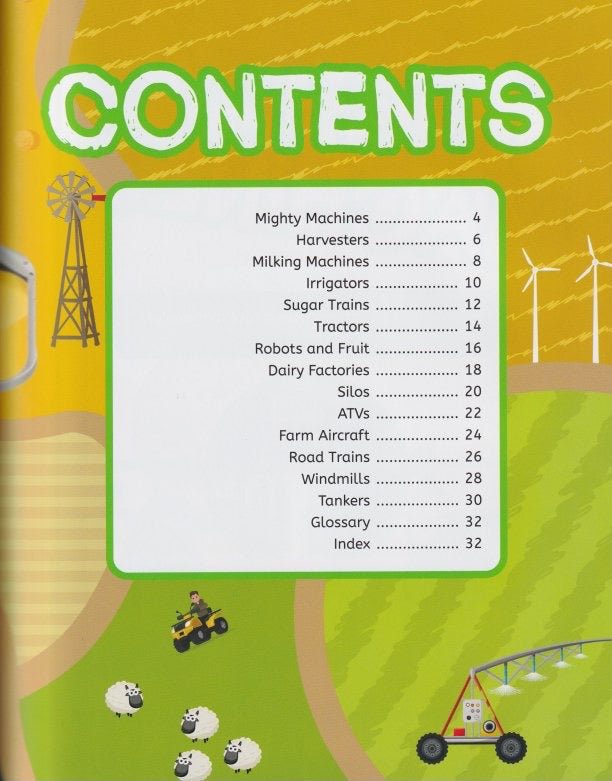 On the Farm: Mighty Farm Machines