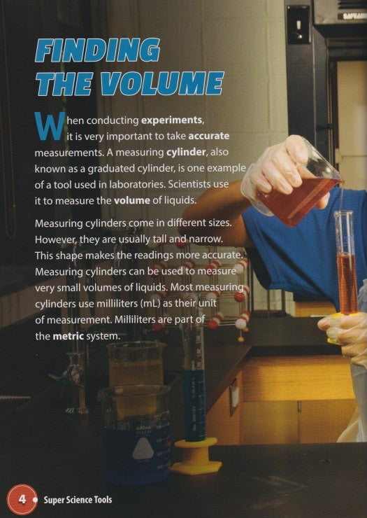 Super Sci T: Using a Measuring Cylinder (Hardcover)