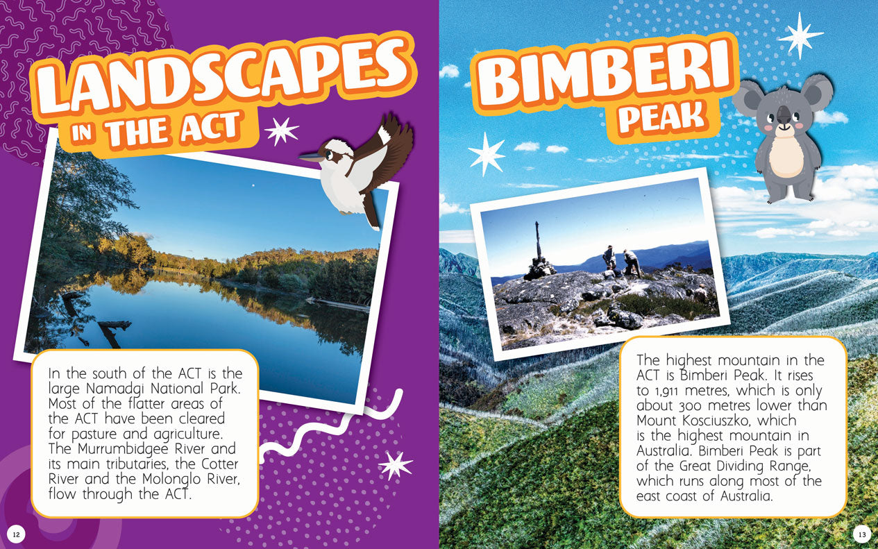 Kids Guide to Australia's States and Territories: Discovering the Australian Capital Territory