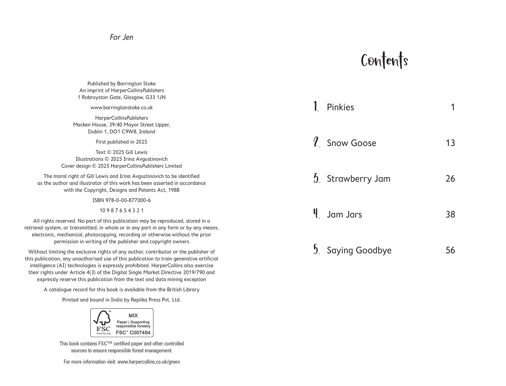 The Winter Snow Goose (Dyslexia Friendly)