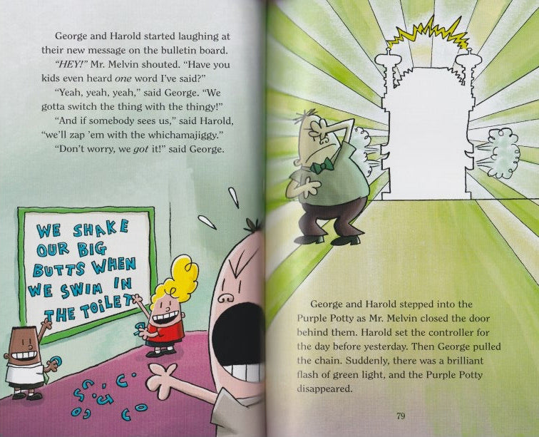 Captain Underpants #7 Color Edition The Big, Bad Battle of the Bionic Booger Boy, Part 2