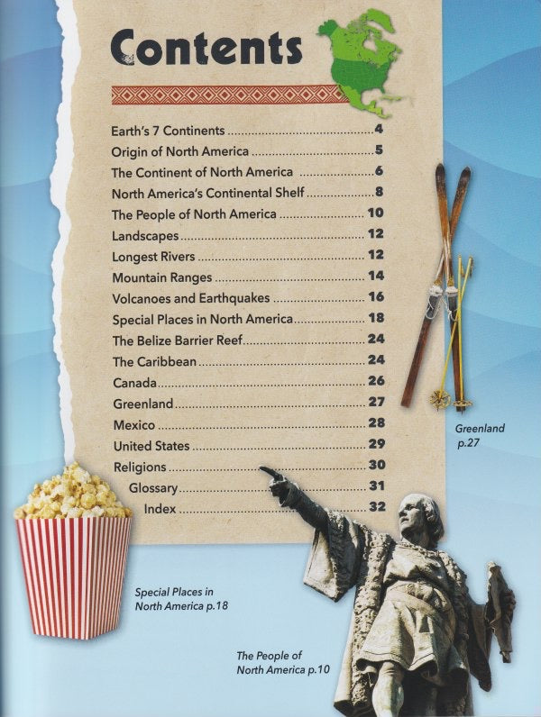 Continents of the World: North America (Softcover)