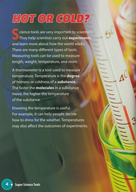 Super Sci T: Using a Thermometer (Hardcover)