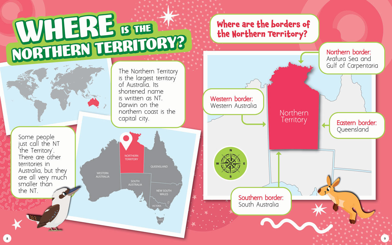 Kids Guide to Australia's States and Territories: Discovering the Northern Territory