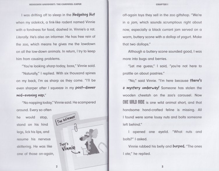 Hedgehog Whodunit: The Carousel Caper (Vol 2)