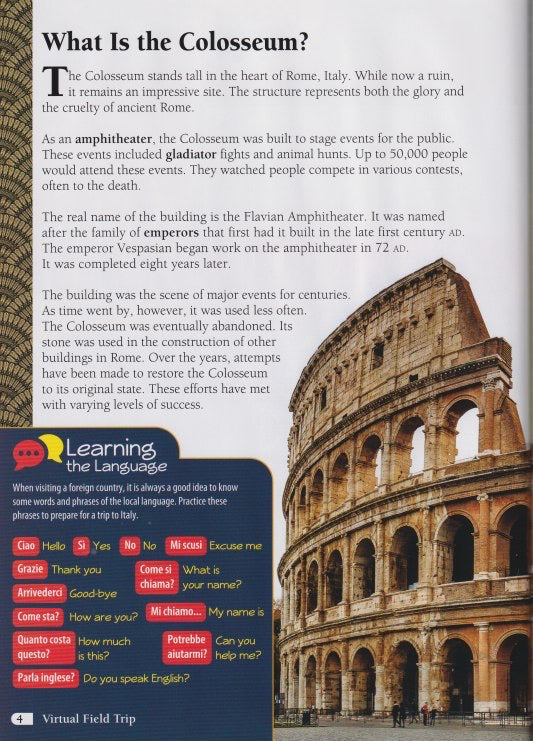 Virtual Field Trip: Colosseum
