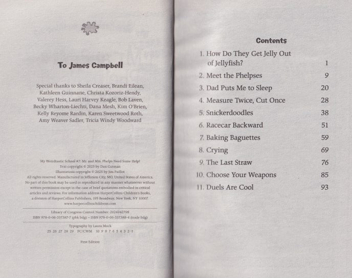 My Weirdtastic School 7: Mr. and Mrs. Phelps Need Some Help!