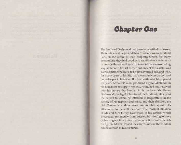 Sense and Sensibility