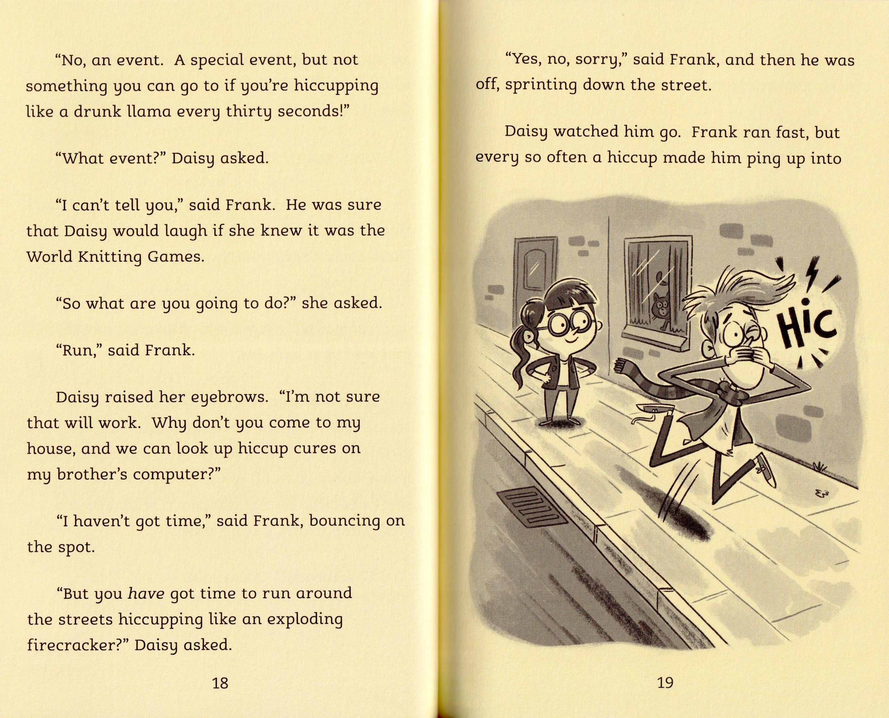 The Day The Hiccups Took Over (Dyslexia-friendly)