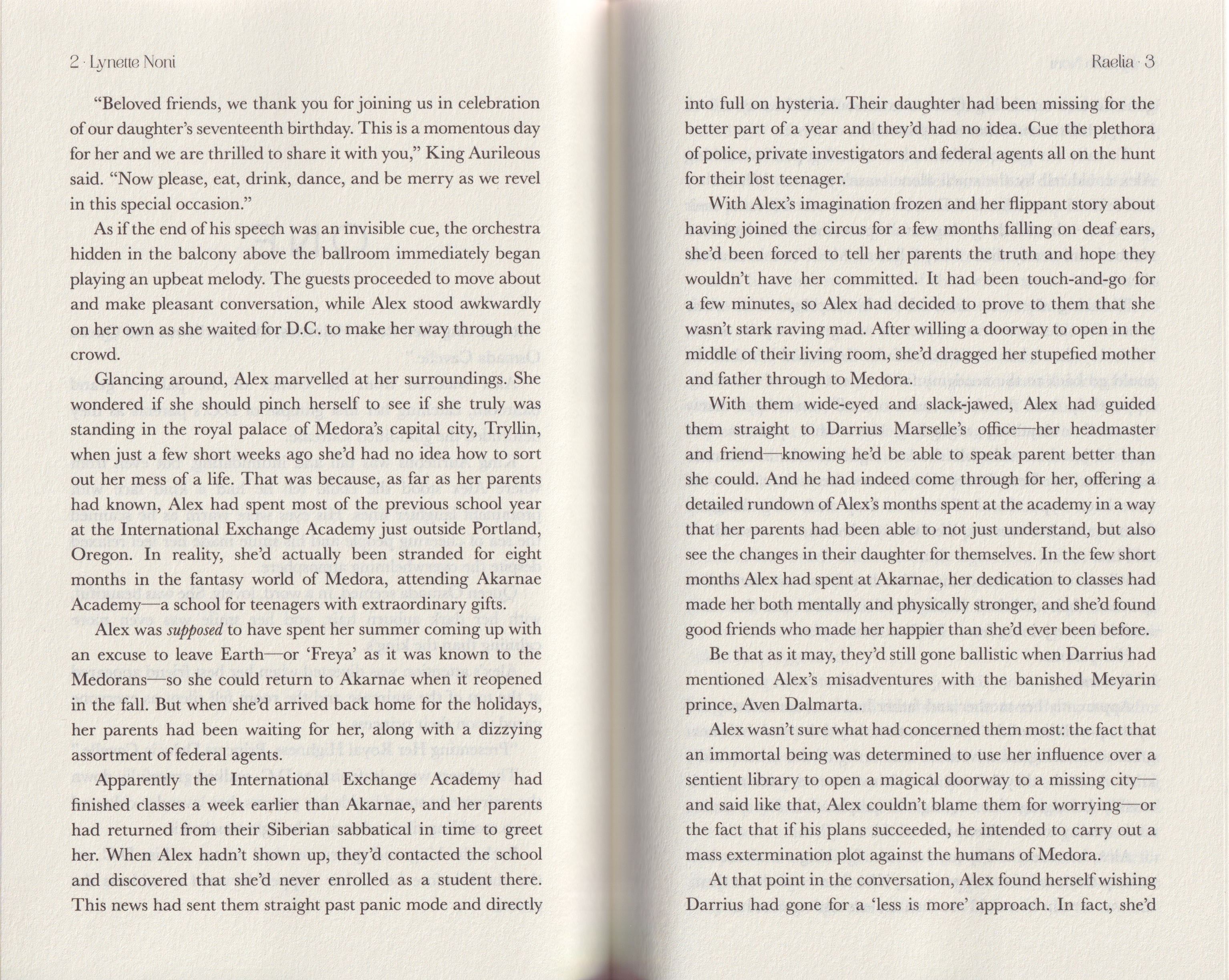 The Medoran Chronicles #2: Raelia