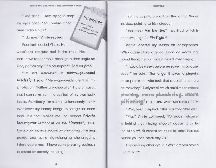 Hedgehog Whodunit: The Carousel Caper (Vol 2)