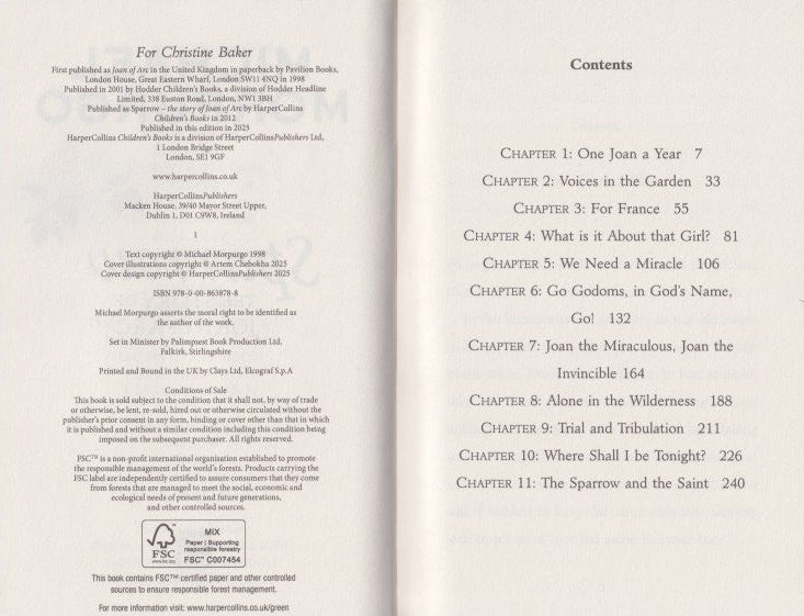 Sparrow: The Story of Joan of Arc