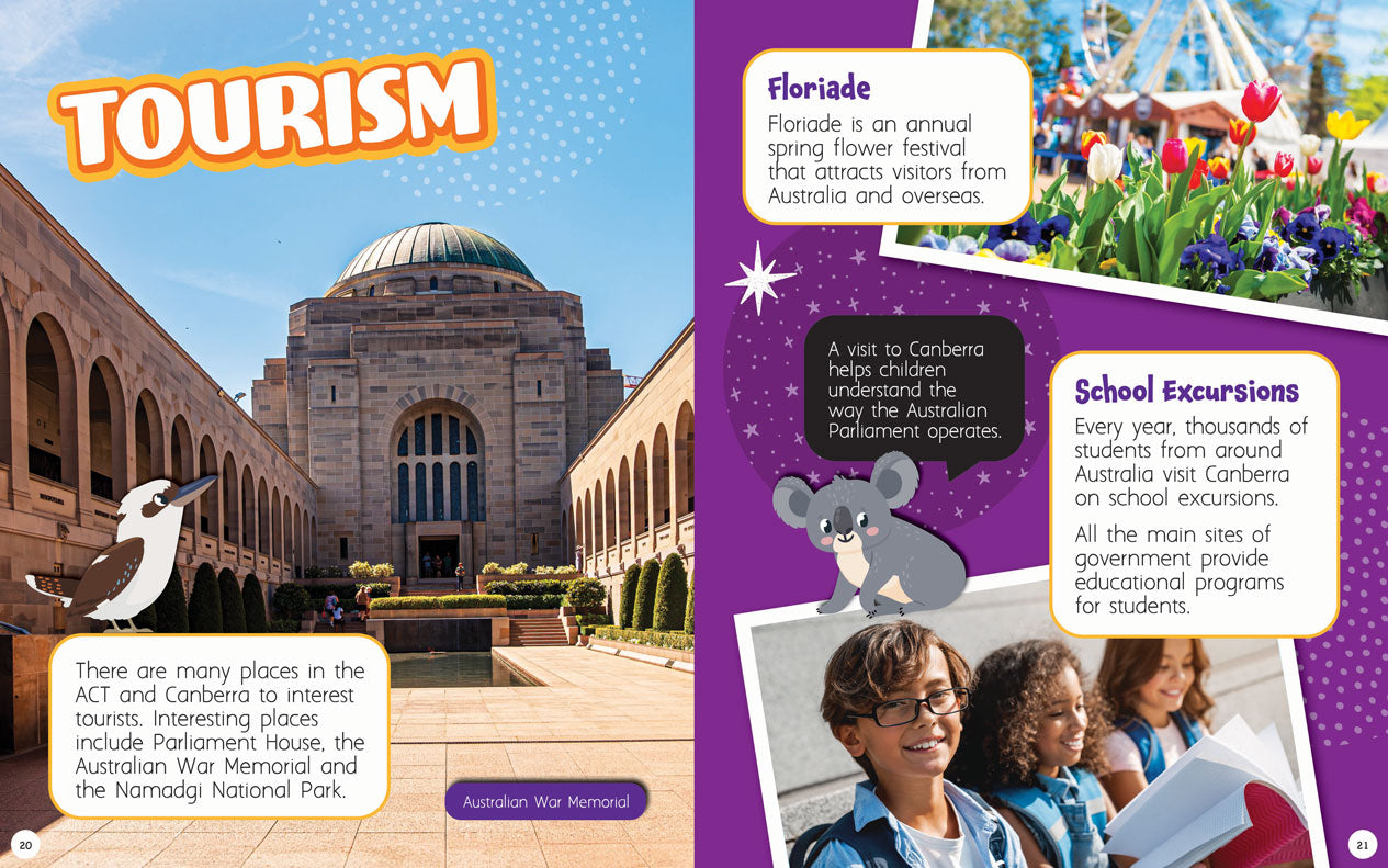 Kids Guide to Australia's States and Territories: Discovering the Australian Capital Territory