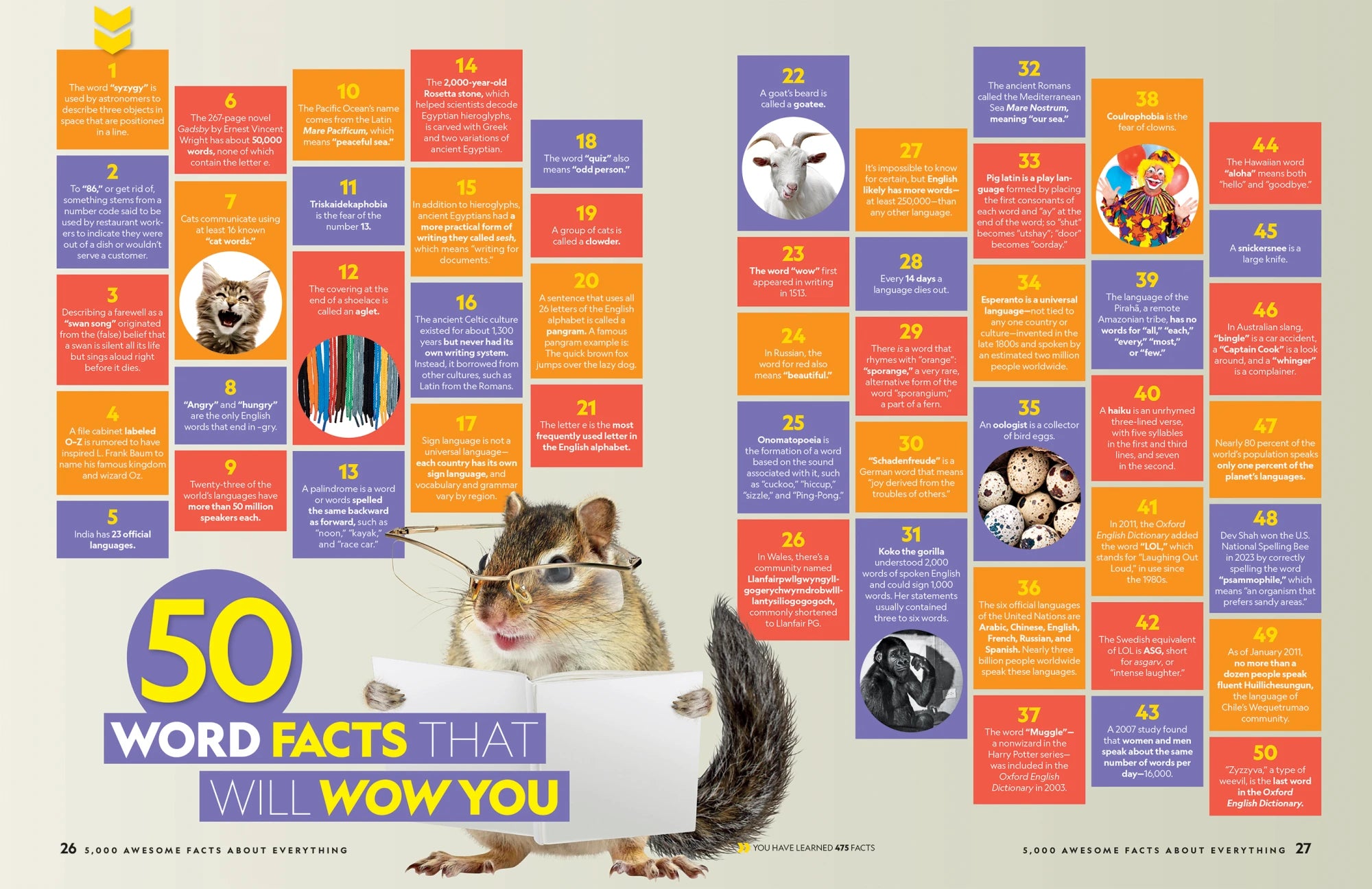 5000 Awesome Facts (About Everything): Updated and Expanded