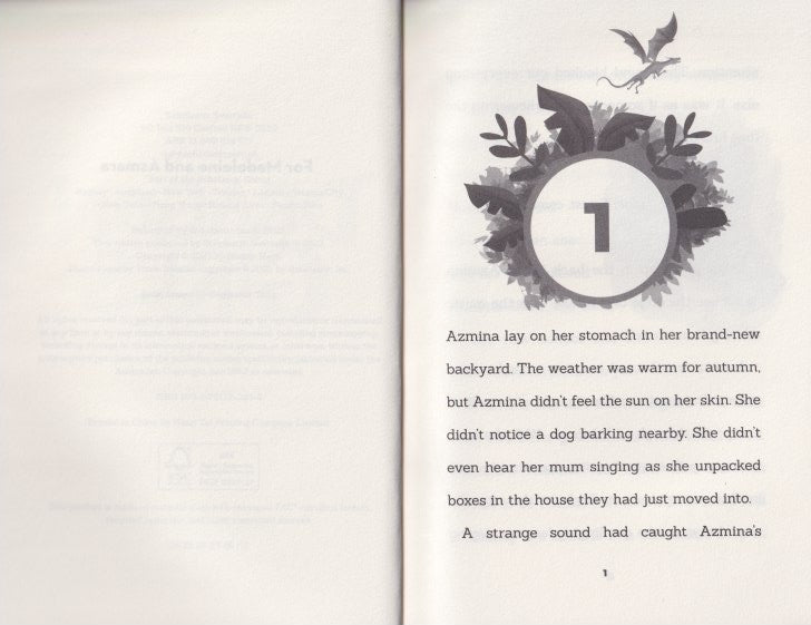 Dragon Girls BK 1: Azmina the Gold Glitter Dragon