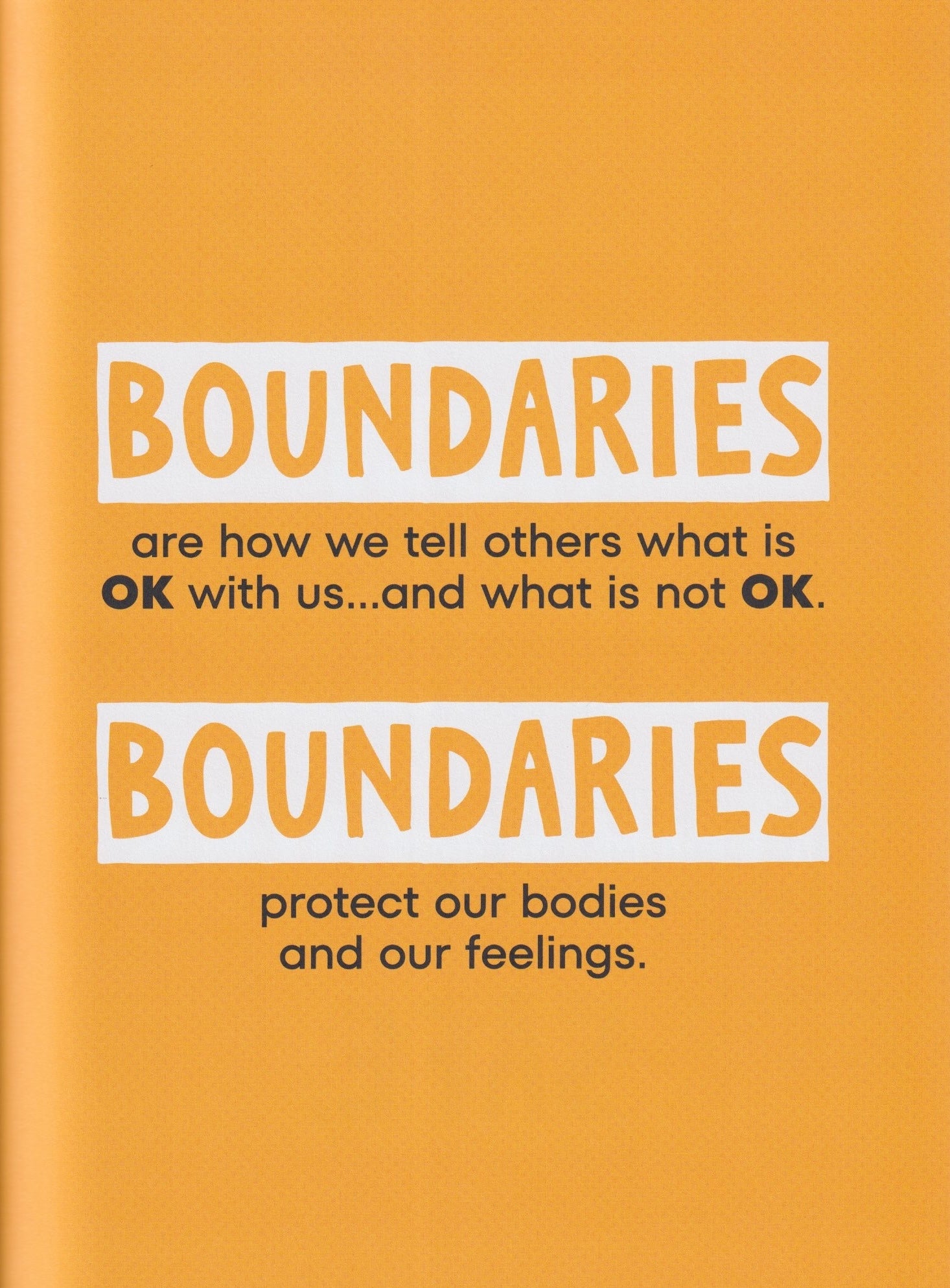 A Kids Book About Boundaries