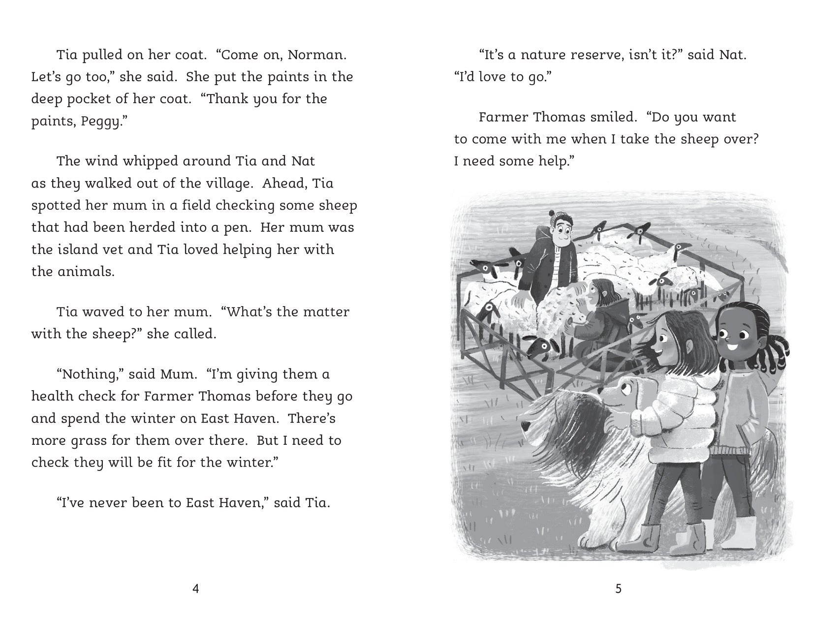 The Winter Snow Goose (Dyslexia Friendly)