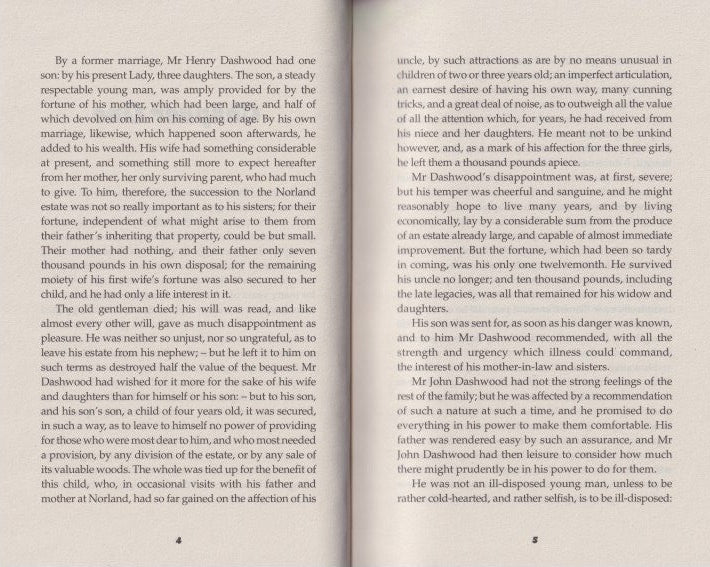 Sense and Sensibility