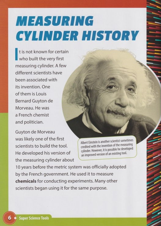 Super Sci T: Using a Measuring Cylinder (Hardcover)