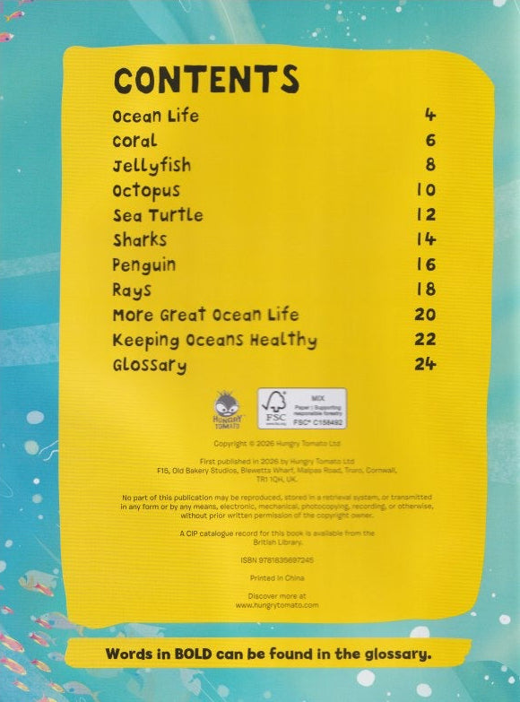 Young Adventurers: My Book About Ocean Life