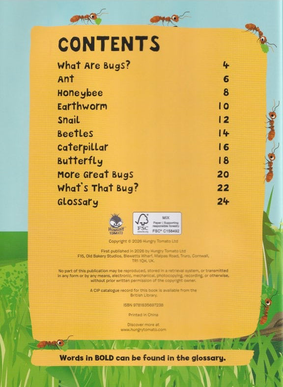 Young Adventurers: My Book About Bugs