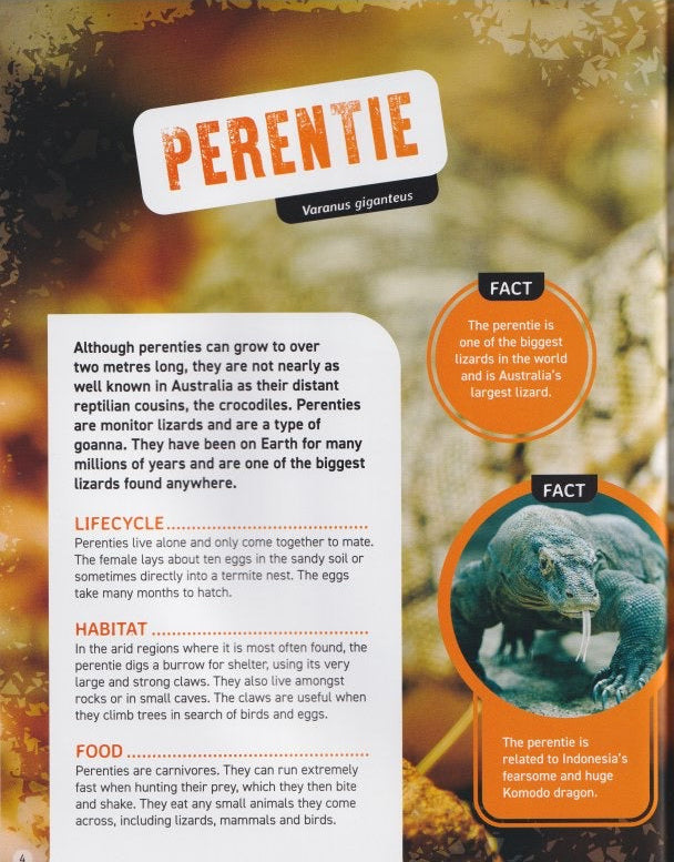 Australia's Scariest Creatures: Fierce Reptiles (Softcover)