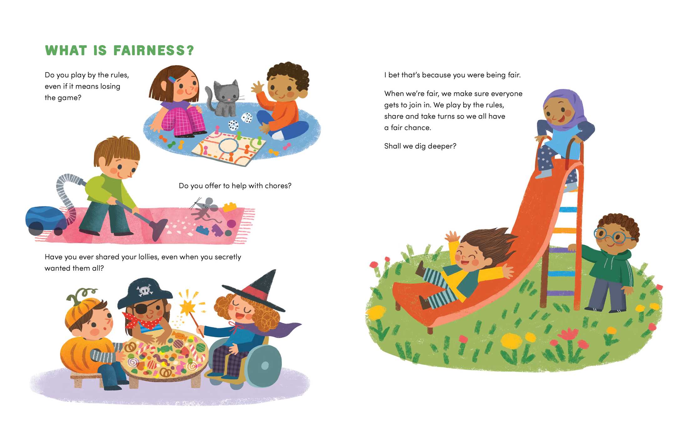 Handbooks for Little Humans: Fairness