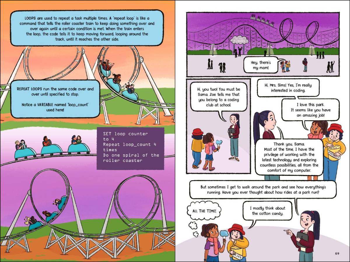 Sama Crushes the Code (A Graphic Novel)