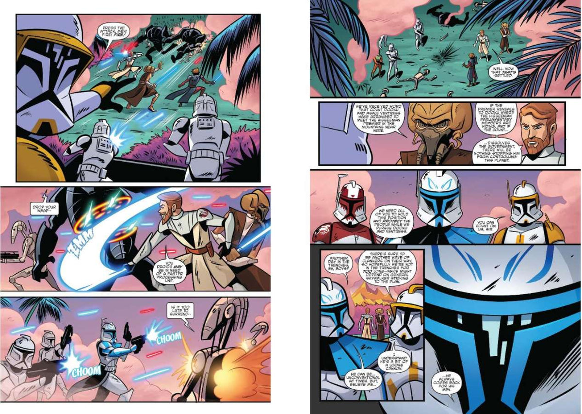 Star Wars Adventures: The Clone Wars Battle Tales Graphic Novel