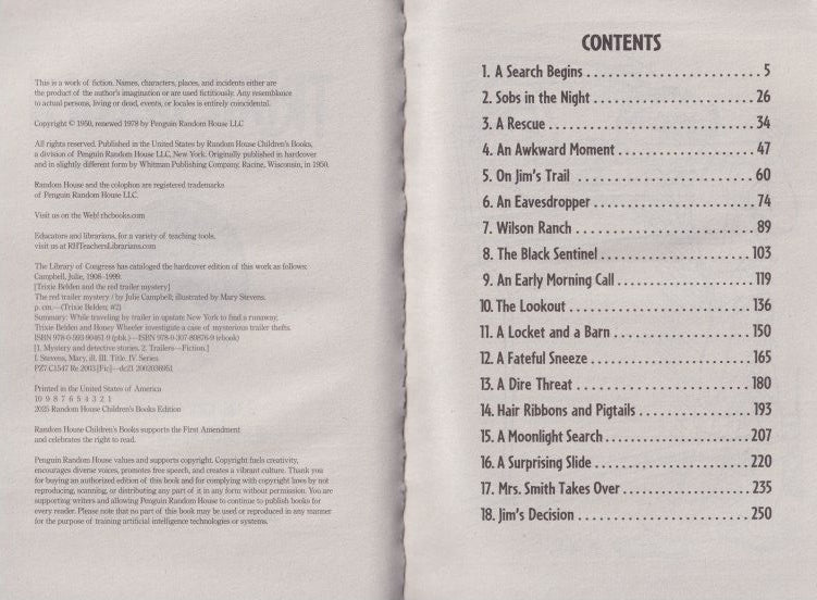 Trixie Belden 2: The Red Trailer Mystery