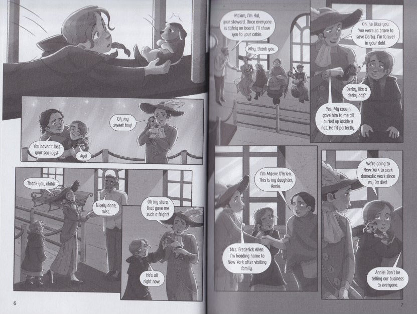 Girls Survive Graphic Novels: Annie and the Unsinkable Ship