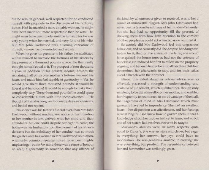 Sense and Sensibility