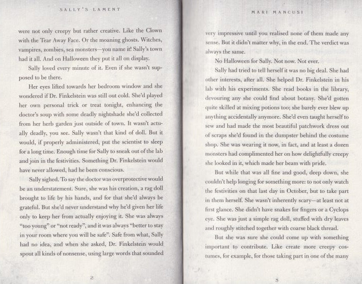 The Nightmare Before Christmas: Sally’s Lament