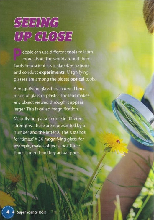 Super Science Tools: Using a Magnifying Glass