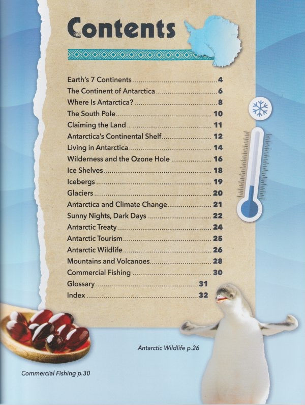 Continents of the World: Antarctica (Softcover)