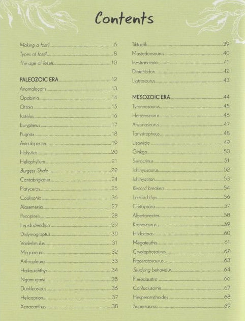 An Anthology of Fossils