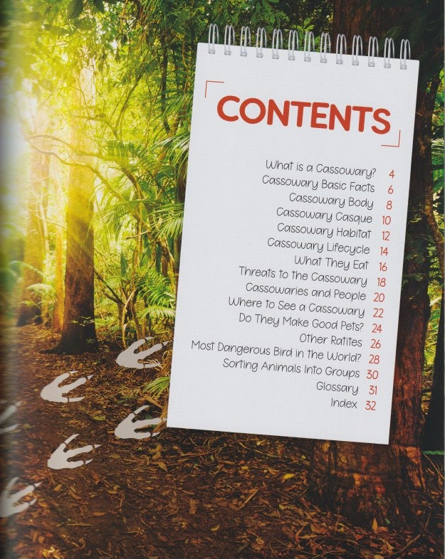 Australia's Remarkable Wildlife: Cassowary (Hardcover)
