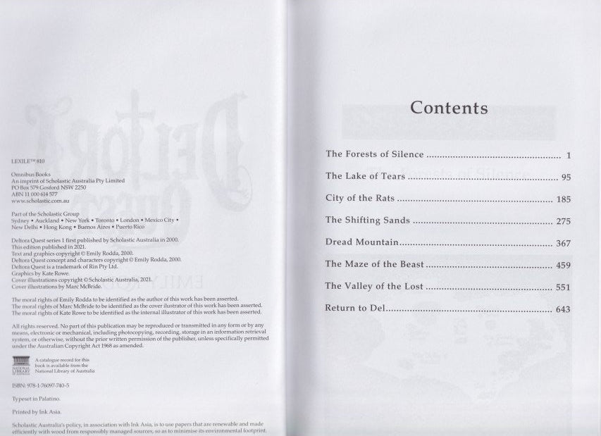 Deltora Quest Anniversary Edition