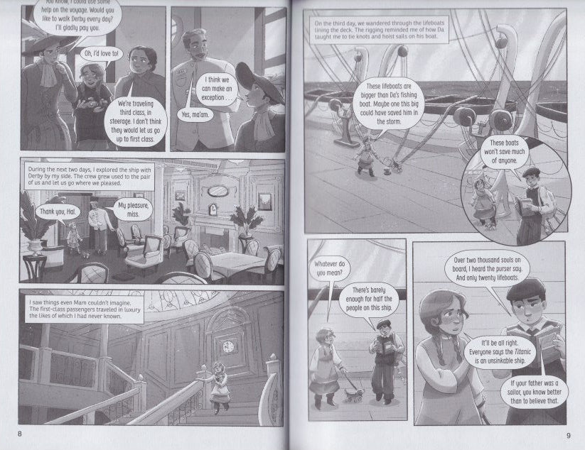 Girls Survive Graphic Novels: Annie and the Unsinkable Ship