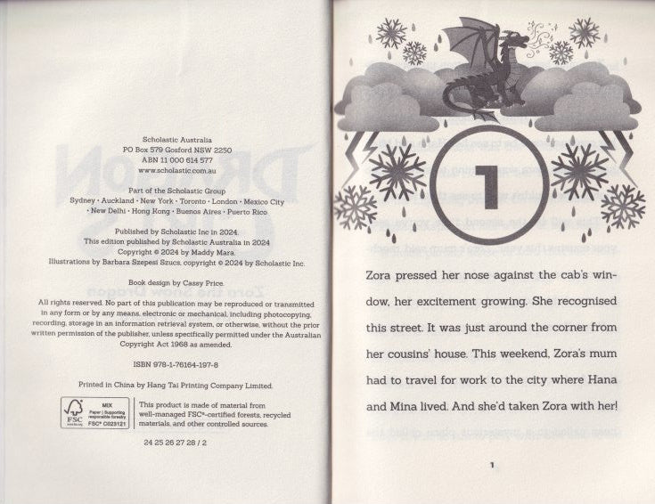 Dragon Girls BK 15: Zora the Snow Dragon
