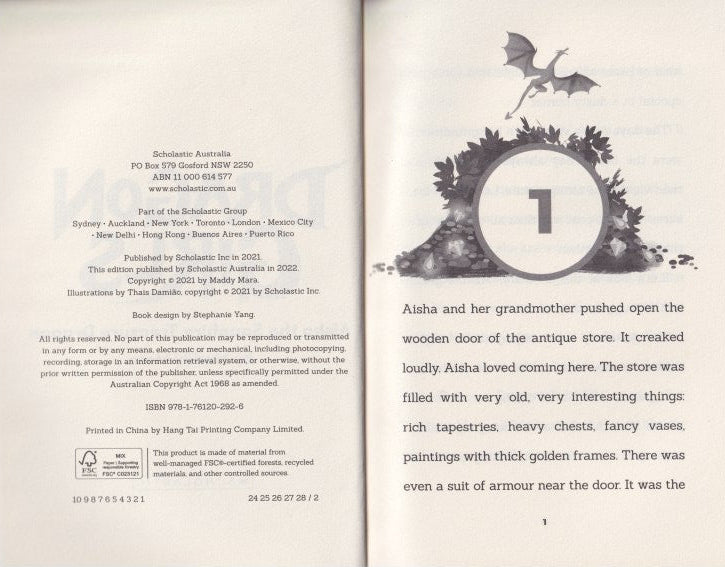 Dragon Girls BK 5: Aisha the Sapphire Treasure Dragon