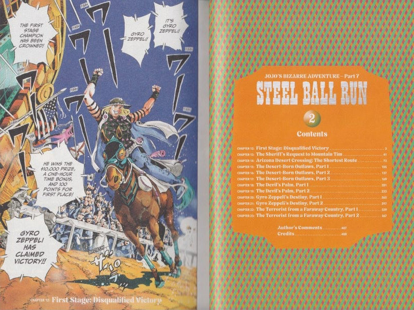 JoJo's Bizarre Adventure: Part 7--Steel Ball Run, Vol. 2