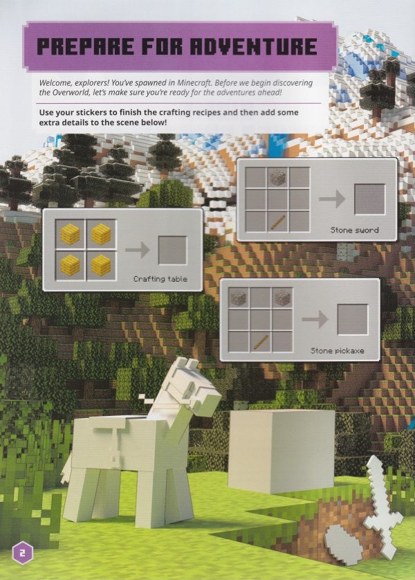 Minecraft Sticker Adventure Biome