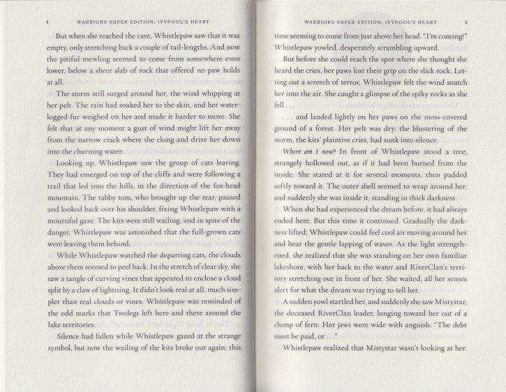 Warriors Super Edition: Ivypool’s Heart