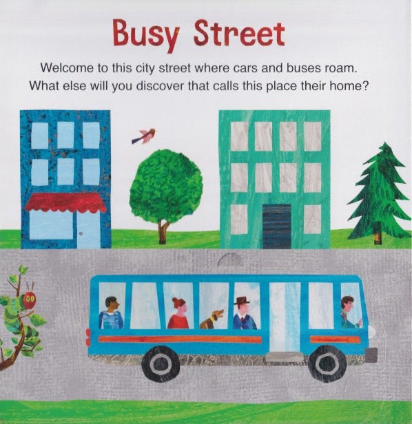 The Very Hungry Caterpillar's Lift-and-Learn: City