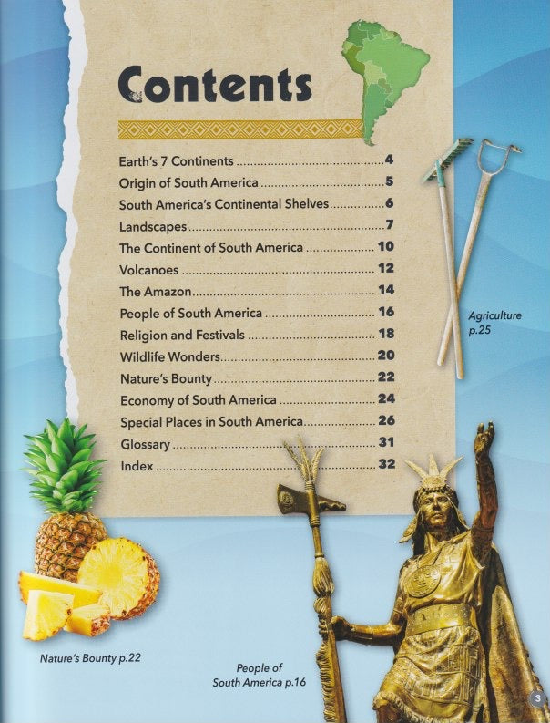 Continents of the World: South America (Softcover)
