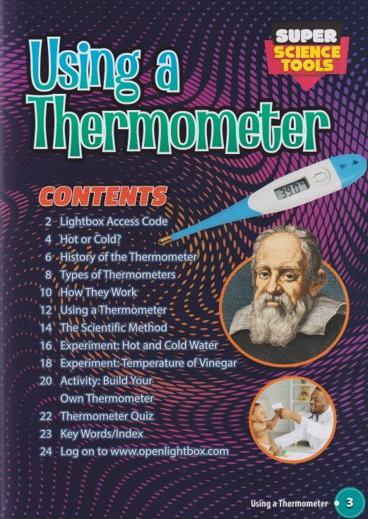 Super Sci T: Using a Thermometer (Hardcover)