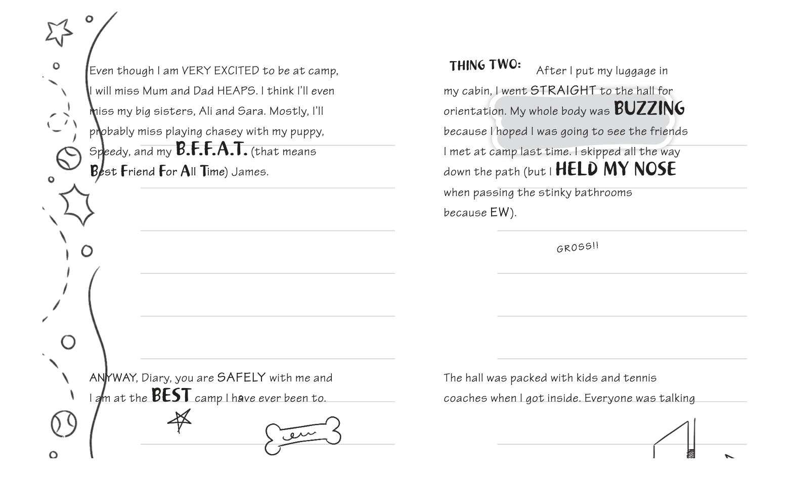 Tennis Camp Diaries BK 2: Superstar