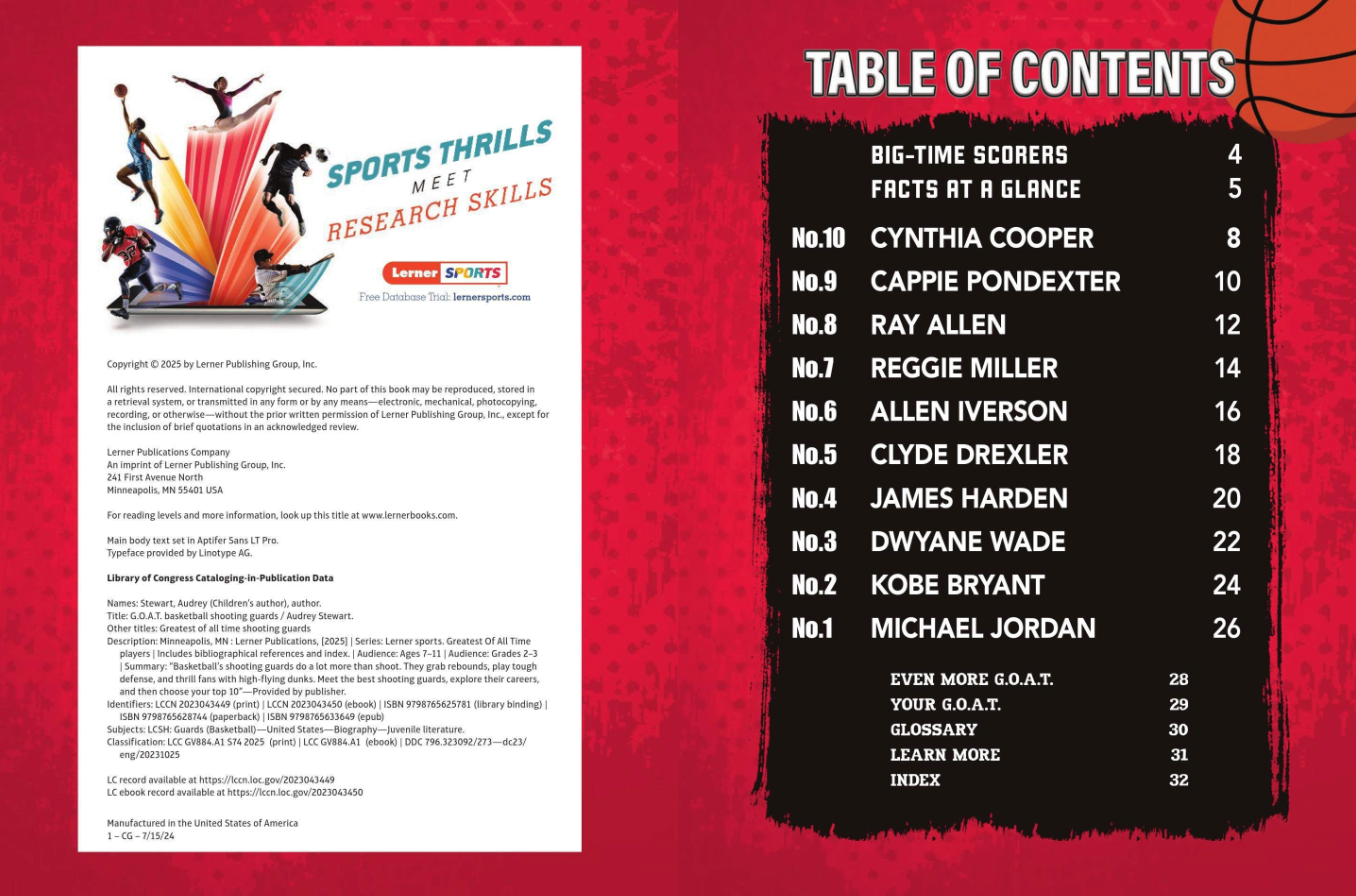 G.O.A.T.: Basketball Shooting Guards (Hardcover)